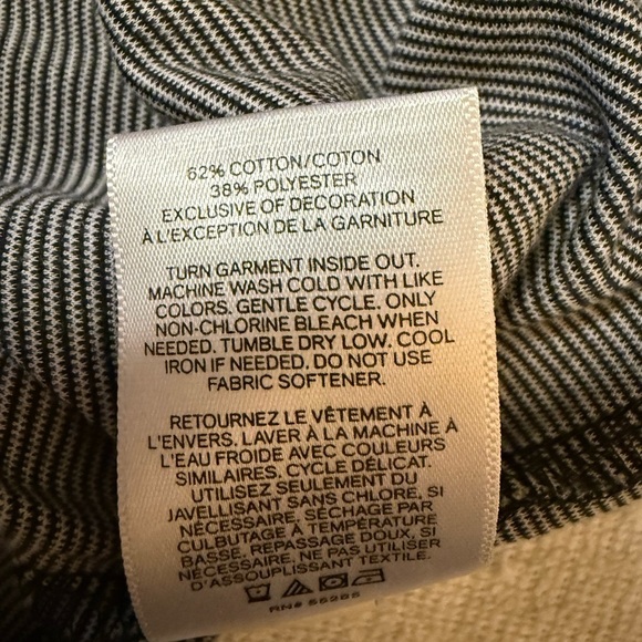 Express Heather Gray Long Sleeve with Black Accent - Picture 5 of 6